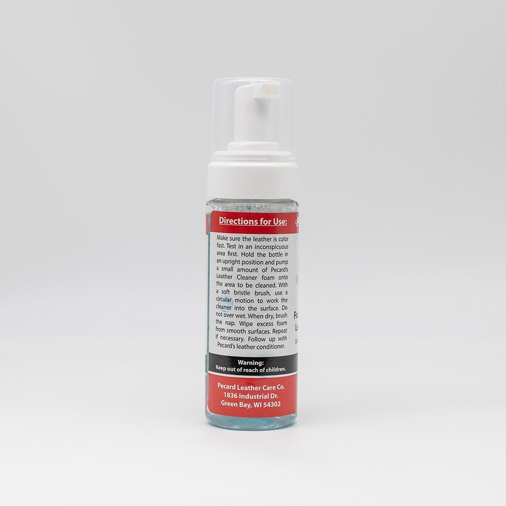 Leather Cleaner (Foaming) - Pecard Leather Care Company