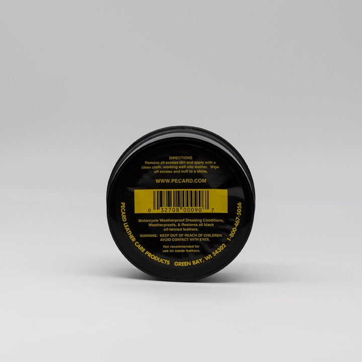 Motorcycle Black Weatherproof Dressing - Pecard Leather Care Company