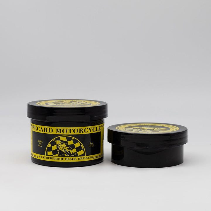 Motorcycle Black Weatherproof Dressing - Pecard Leather Care Company