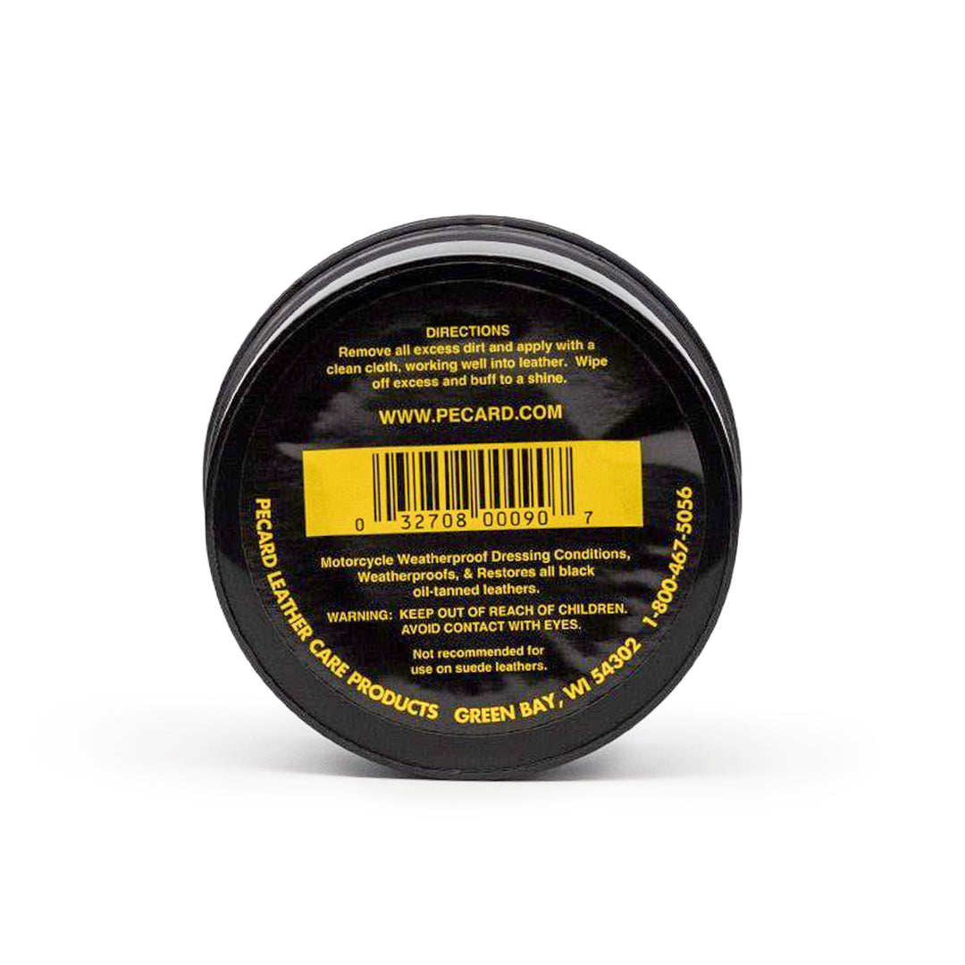 Motorcycle Black Weatherproof Dressing - Pecard Leather Care Company