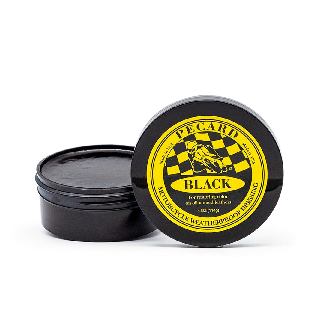 Motorcycle Black Weatherproof Dressing - Pecard Leather Care Company